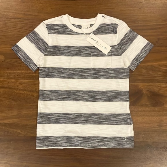 NWT - THE STRIPED SLUB TEE by Janie and Jack - Picture 2 of 6